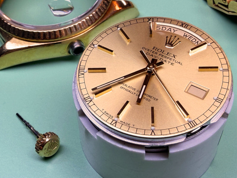 A watch restoration on a beautiful Rolex Day-Date